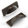 thumbnail image 1 of Belwith BWP2174 OBH 96 mm Craftsman Cabinet Cup Pull, Oil Rubbed Bronze, 1 of 7