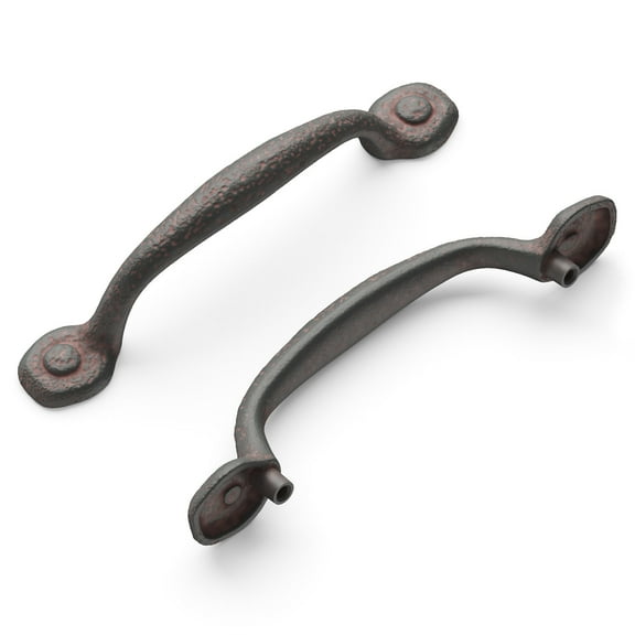Belwith BWP3000 RI 96 mm Refined Rustic Pull - Rustic Iron