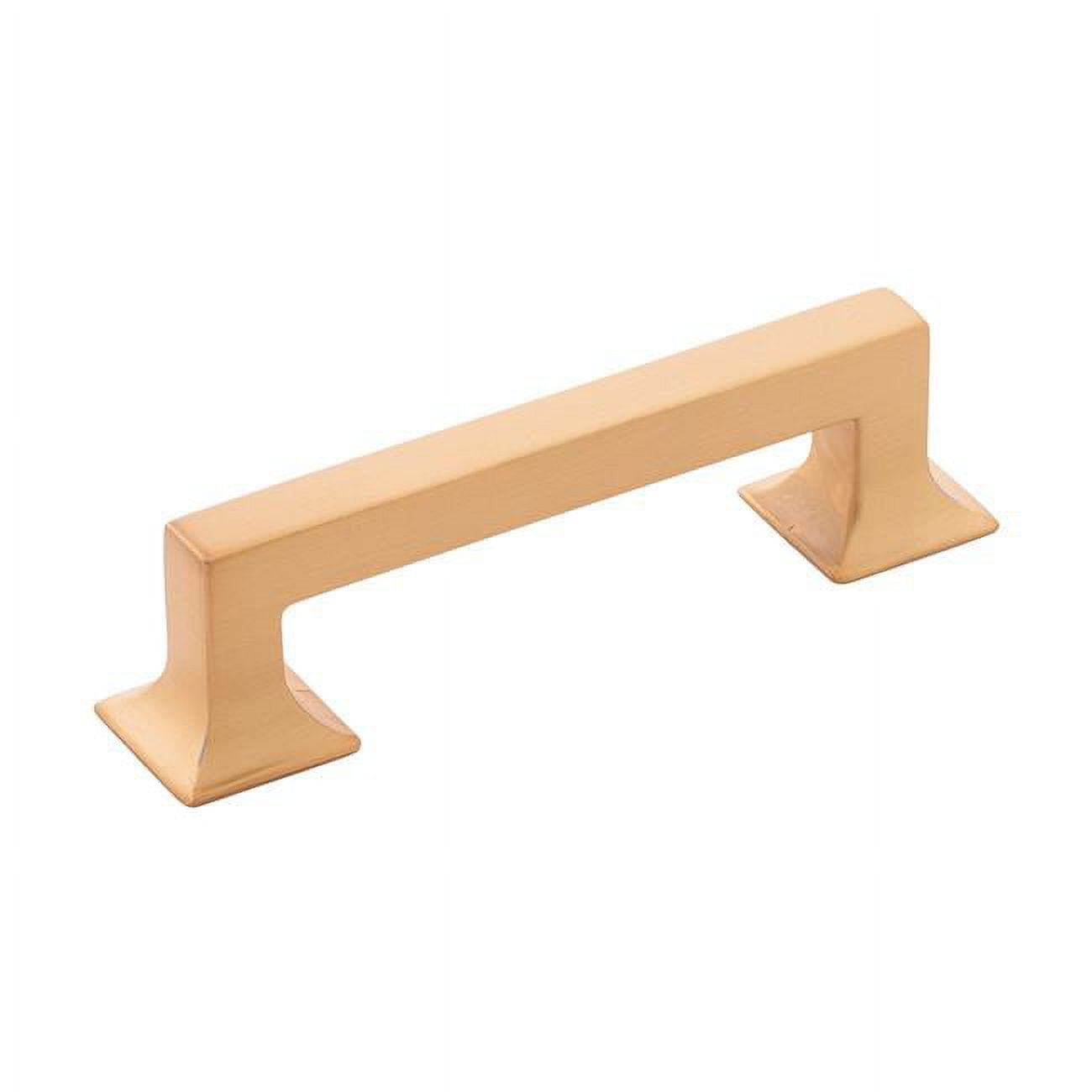 Belwith Ravel Cabinet Pull - 3-Inch Antique Rose Gold Octagon Drawer Handle