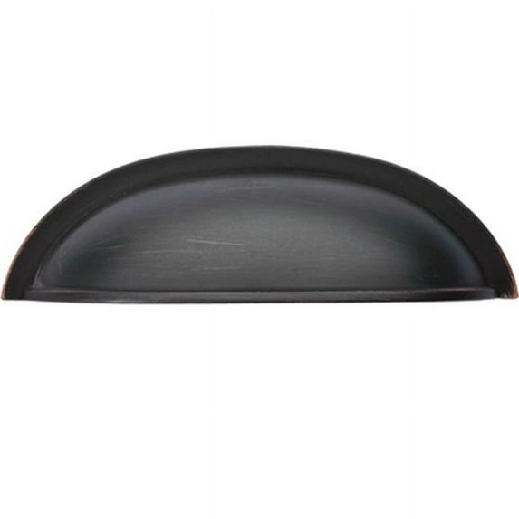 Belwith BWP3077 VB Center to Center Cup Door Pull, Vintage Bronze - 3 in.