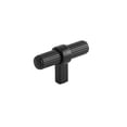 thumbnail image 1 of Belwith-Keeler B076886-MB 2.37 in. Sinclaire T-Bar Cabinet Knob, Matte Black - Pack of 10, 1 of 2