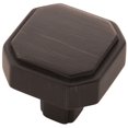 thumbnail image 1 of Belwith-Keeler B076895-VB 1.31 x 1.31 in. Monroe Collection Knob, Vintage Bronze, 1 of 5
