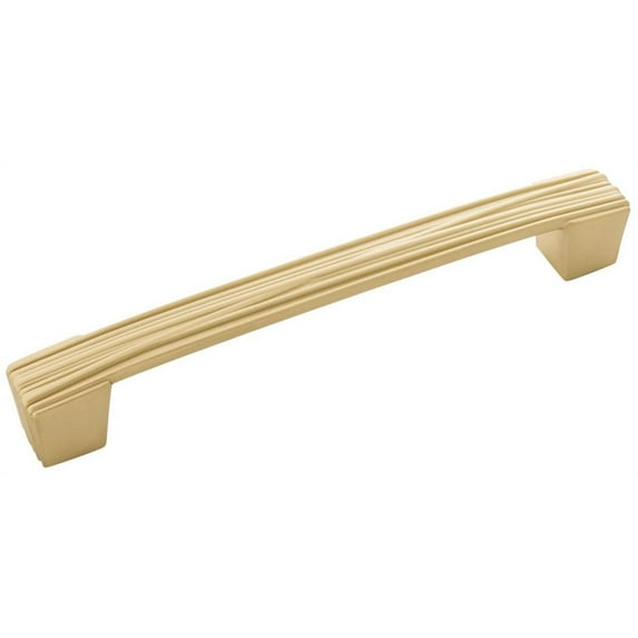 Belwith-Keeler B077066-BGB 6.31 in. Fermata Pull, Brushed Golden Brass