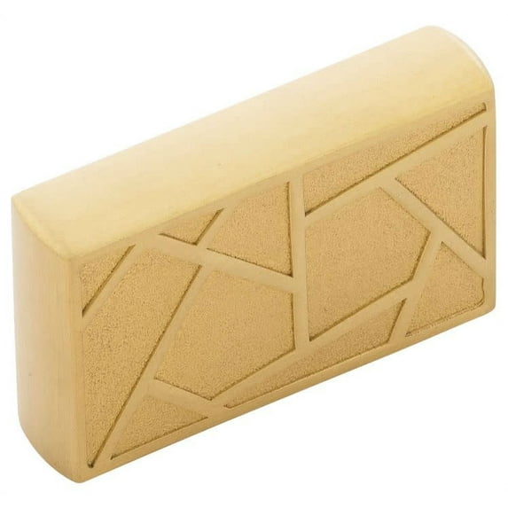 Belwith Keeler B077135-BGB 1.5 in. Cullet Center to Center Pinch Knob - Brushed Golden Brass