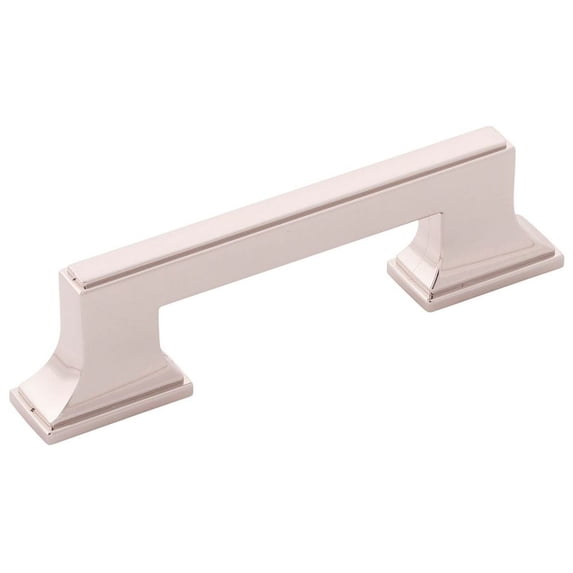 Belwith Keeler B077461-14 3 & 3.75 in. Brownstone Center to Center Pull - Polished Nickel