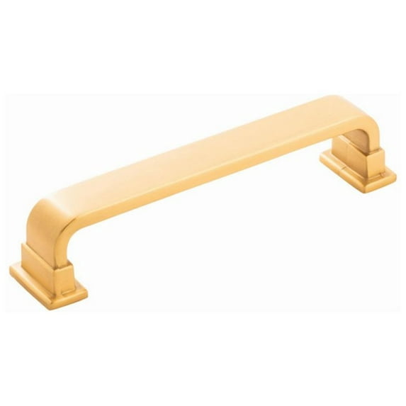 Belwith-Keeler B077894BGB 128 mm CC Brighton Cabinet Pull, Brushed Golden Brass