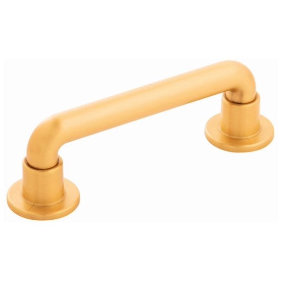 Belwith-Keeler B077947BGB 96 mm CC Urbane Cabinet Pull, Brushed Golden Brass