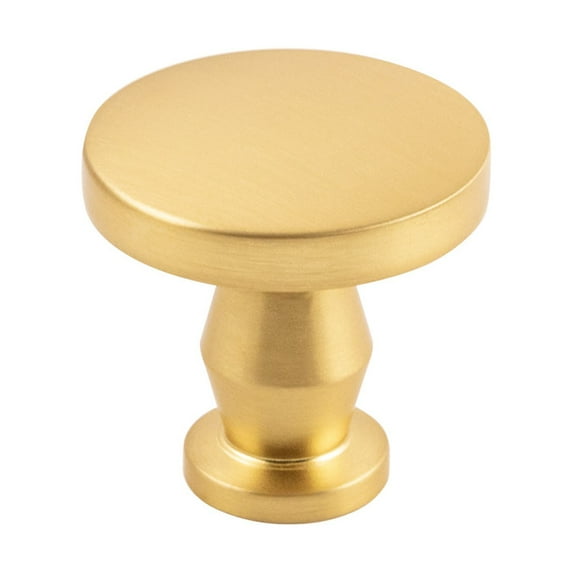 Belwith-Keeler B078788BGB 1.25 in. Anders Cabinet Knob, Brushed Golden Brass