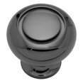 thumbnail image 1 of Belwith Keeler Power & Beauty Collection Knob, 1-1/4" Dia - Black Nickel, 1 of 2