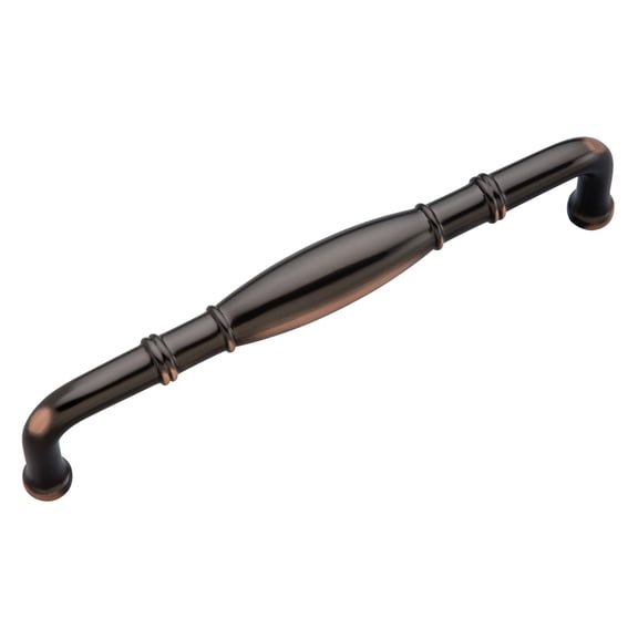 Belwith Keeler Prestige Collection Pull, 128Mm C/C - Oil Rubbed Bronze Highlighted