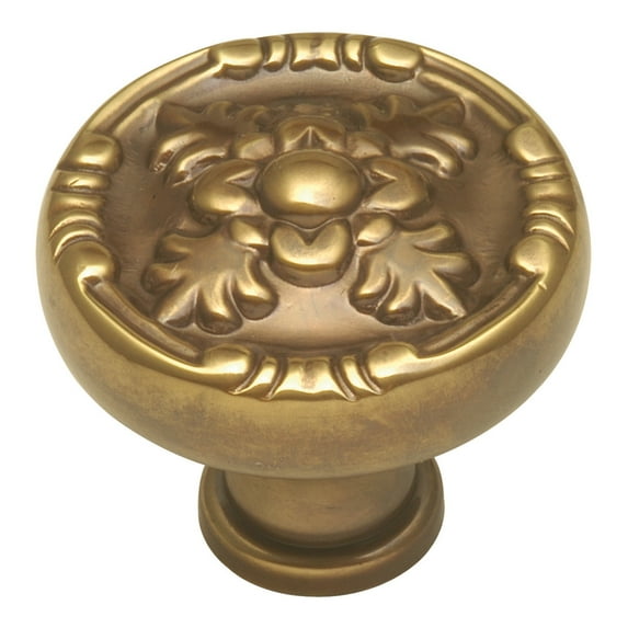 Belwith Keeler Richelieu Collection Knob, 1-1/4" Dia - Sherwood Antique Brass