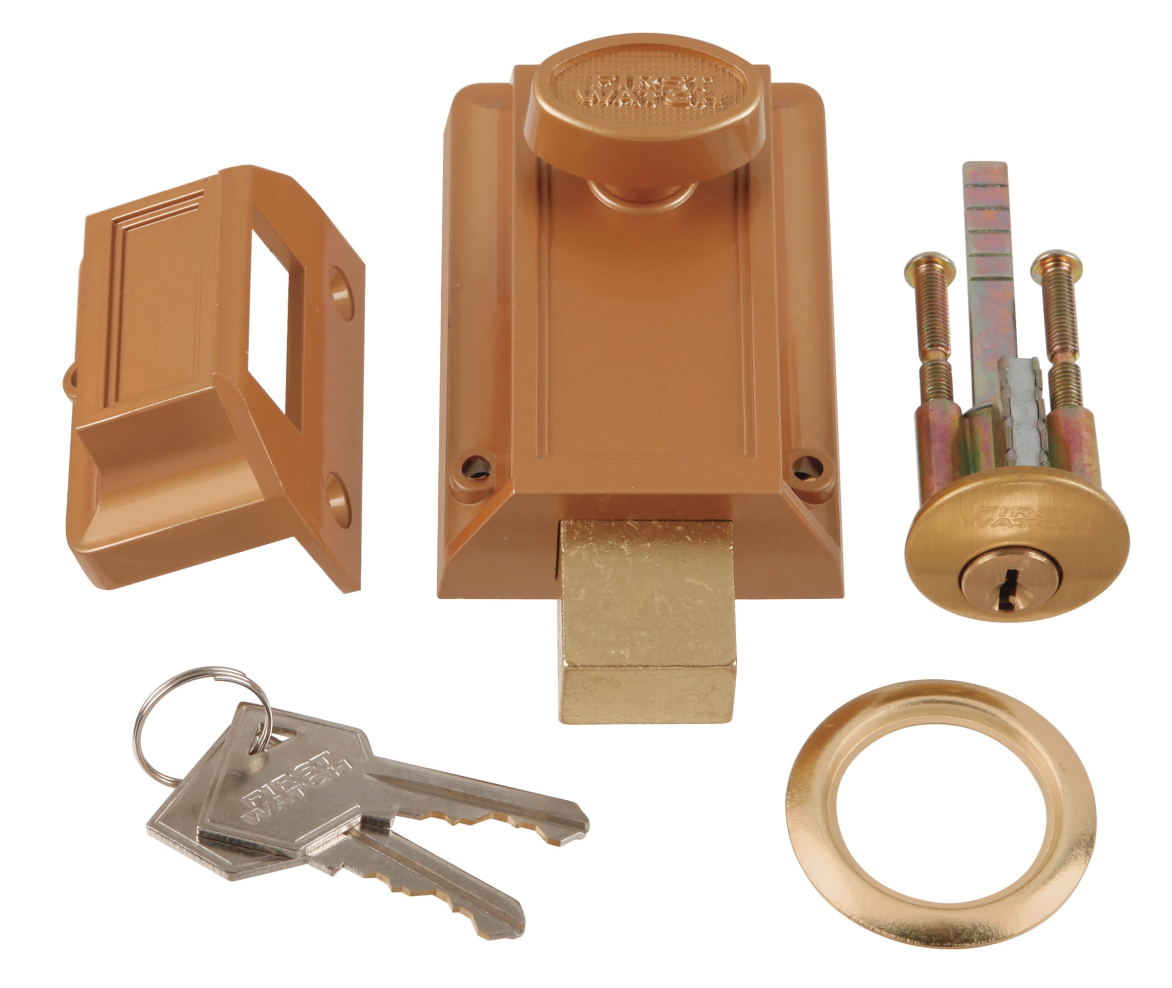 Polished Brass Double Cylinder Mechanical Deadbolt Lock