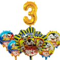 thumbnail image 1 of Bely Y Beto Balloons Party Supplies 3rd Big Number Decorations Decor Kit Birthday, 1 of 5