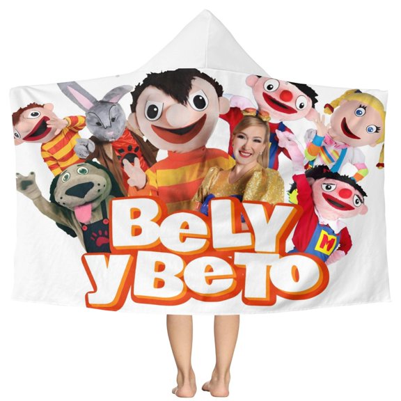 Bely Y Beto QQQ Pattern Beach Poncho - Microfiber - Towel - Kids Lightweight And Practical Essential For Beach Vacation