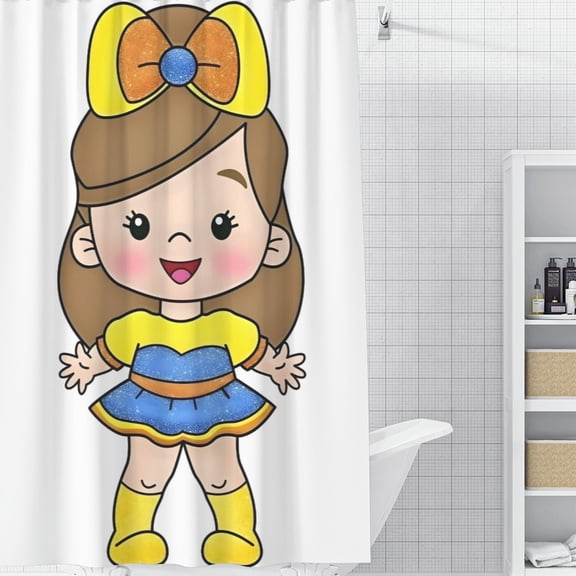 Bely Y Beto QQQ Shower Curtain 35*70.8 Inches Waterproof And Durable Vivid Patterns Instantly Elevates Bathroom Style