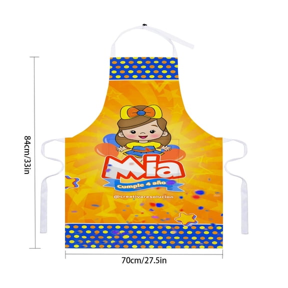 Bely Y Beto apron with pockets, waterproof for adults, kitchen cooking apron, adjustable chef apron for cooking, drawing, and craftingfor 33" x 28"70X84cm).