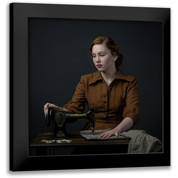 Belzon, Carine 12x12 Black Modern Framed Museum Art Print Titled - Esther