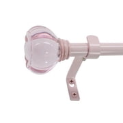 Beme Juvenile 5/8" Acrylic Crown Telescoping Curtain Rod Set