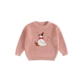 thumbnail image 1 of BemeyourBBs Baby Birthday Sweaters Long Sleeve Silly Goose Embroidery Pullovers, 1 of 9
