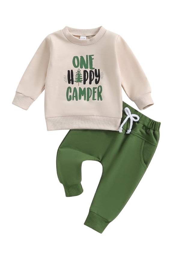 Baby Boy First Birthday Outfit Wild One Birthday 1st Birthday Clothes Long Sleeve Crewneck Animal Sweatshirt with Sweatpants Cute Infant Spring Fall Winter Clothes