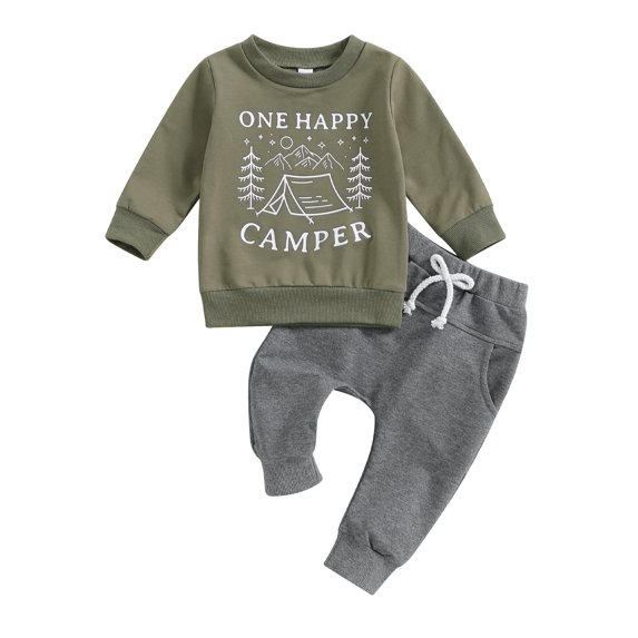 BemeyourBBs Baby Boy First Birthday Outfit Wild One Birthday 1st Birthday Clothes Long Sleeve Crewneck Animal Sweatshirt with Sweatpants Cute Infant Spring Fall Winter Clothes