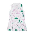thumbnail image 1 of BemeyourBBs Baby Girl Golf Dress Summer Sleeveless Lapel Collar Pleated Hem Dress, 1 of 9