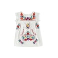 thumbnail image 1 of BemeyourBBs Boho Toddler Girls Summer Dress Bohemia Casual Floral Embroidery Square Neck Sleeveless Dress for Beach Party Cute Clothes, 1 of 9