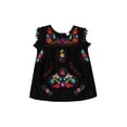 thumbnail image 1 of BemeyourBBs Boho Toddler Girls Summer Dress Bohemia Casual Floral Embroidery Square Neck Sleeveless Dress for Beach Party Cute Clothes, 1 of 9