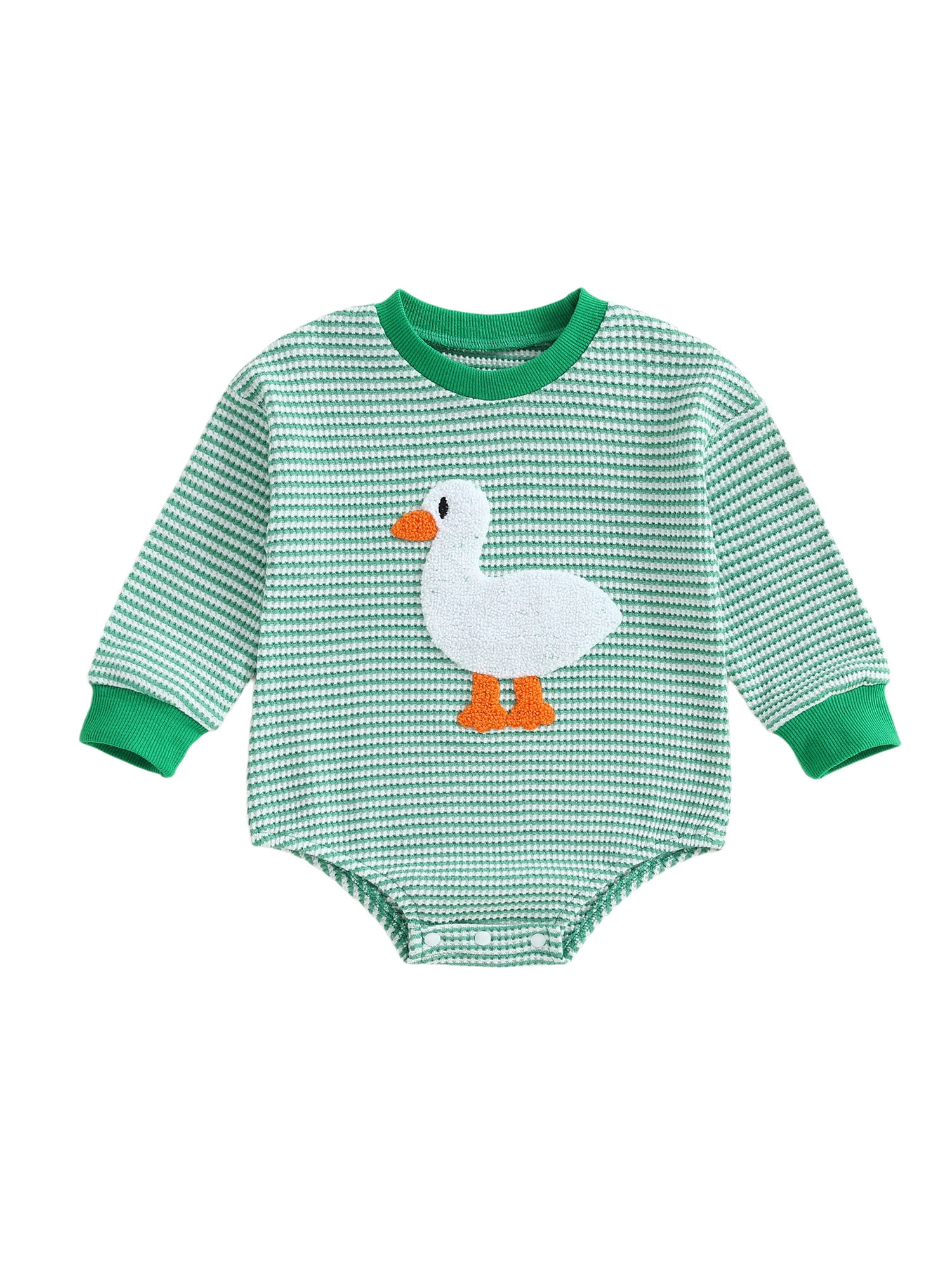 BemeyourBBs Infant Baby Boy Rompers Long Sleeve Strips Print Cute ...