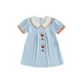 BemeyourBBs Kids Girls Dress Halloween Clothes Pumpkin Ghost