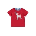 thumbnail image 1 of BemeyourBBs Kids Toddler Boys Girls 4th of July T-Shirts Patriotic Summer Independent Day Clothes Cute Dog Embroidery Short Sleeve Loose Pullover Tee Tops Toddlers Fourth of July Outfit, 1 of 9