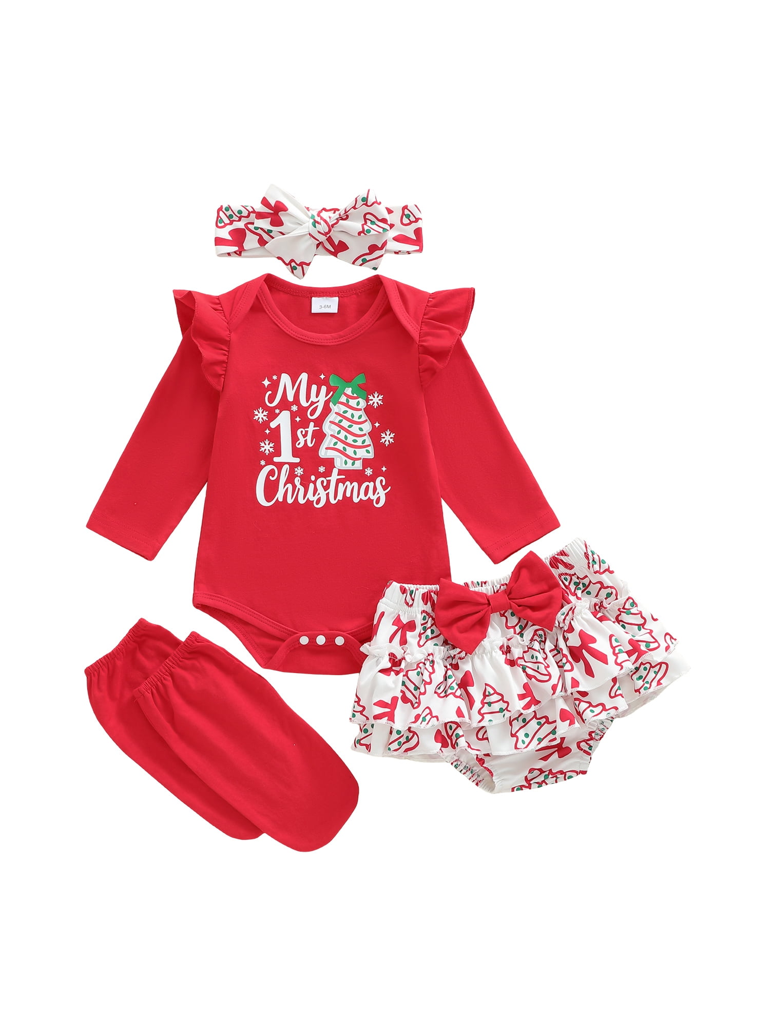 BemeyourBBs My First Christmas Outfit Baby Girl Christmas Clothes — free download