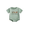 thumbnail image 1 of BemeyourBBs Newborn Baby Boy Duck Hunting Outfit Summer Bubble Romper Infant Cute Letter Animal Embroidery Short Sleeve Round Neck Bodysuit Jumpsuit, 1 of 9