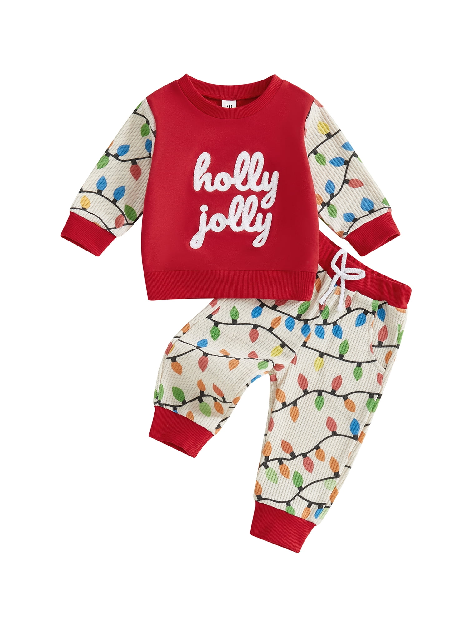 BemeyourBBs Toddler Baby Boy Christmas Outfits Long Sleeve Pullover ...