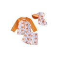 thumbnail image 1 of BemeyourBBs Toddler Baby Boy Girl Crab Swimsuit Infant Bathing Suit 3 Piece Rash Guard Set Crab Print Zipper Long Sleeve Swimming Tops Swim Trunks Shorts Set Sun Cap Summer Swimwear Beachwear, 1 of 9