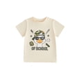 thumbnail image 1 of BemeyourBBs Toddler Baby Boy Girl First Day of  School T Shirt Back to School Outfit Kids Pre Kindergarten Outfits Short Sleeve Duck Print Loose Pullover Tee Shirts Tops, 1 of 8