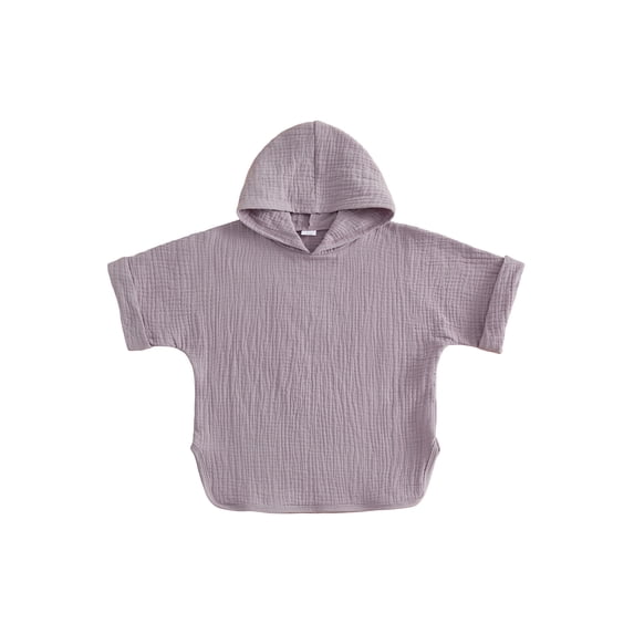 BemeyourBBs Toddler Baby Girls Boys Swim Cover Up Swimwear Poncho Kids Cotton Gauze Swimsuit Coverup Beach Bathing Suit Bathing Robe Short Sleeve Hooded Coverups Beachwear Wrap
