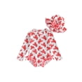 thumbnail image 1 of BemeyourBBs Toddler Baby Girls Crayfish One Piece Swimsuit Infant Bathing Suit Rash Guard With Hat 2 Pcs Set Lobster Print Plaid Ruffled Trim Long Sleeve Back Zipper Swimwears Summer Beachwear, 1 of 9