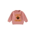 thumbnail image 1 of BemeyourBBs Toddler Baby Thanksgiving Sweater Turkey Letter Long Sleeve Knit Tops, 1 of 9