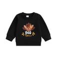 thumbnail image 1 of BemeyourBBs Toddler Thanksgiving Outfit Baby Girl Turkey Sweatshirt Long Sleeve Pullover Top Fall Clothes Sibling Matching Outfit, 1 of 7