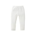 thumbnail image 1 of BemeyourBBs Unisex Toddler Baby Boy Girl Pants Newborn Infant Leggings Solid Ribbed Pants Pink White Black Leggings Elastic Waist Cotton Pants, 1 of 6