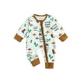 thumbnail image 1 of BemeyourBBs Western Baby Duck Hunting Clothes Newborn Baby Boy Cowboy Outfit Romper Boots Cactus Print Crew Neck Long Sleeve Bodysuit Infant Fall Winter Spring Clothing, 1 of 9