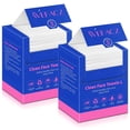 thumbnail image 1 of Yoneston Disposable Face Towels 150 Ct, Biodegradable Face Towelette Skin Clean Washcloth for Sensitive Skin, Makeup, Cleansing, Nursing, Travel, 1 of 10