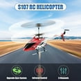 thumbnail image 1 of Bemico S107/S107G Mini RC Helicopter Phantom 3CH 3.5 Channel RC Toys with Gyro, Red, 1 of 10