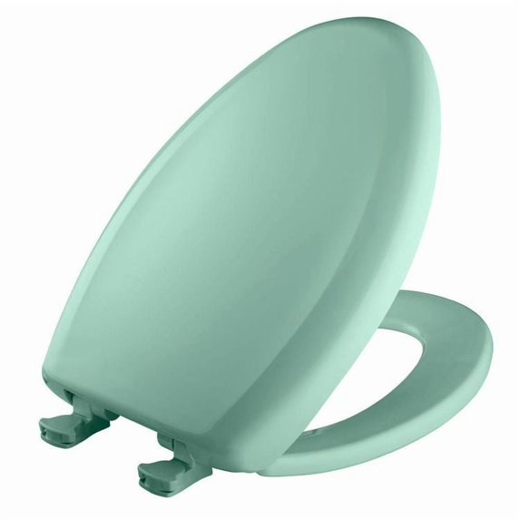 Bemis 1200SLOWT Lift-Off Plastic Elongated Slow-Close Toilet Seat, Available in Various Colors