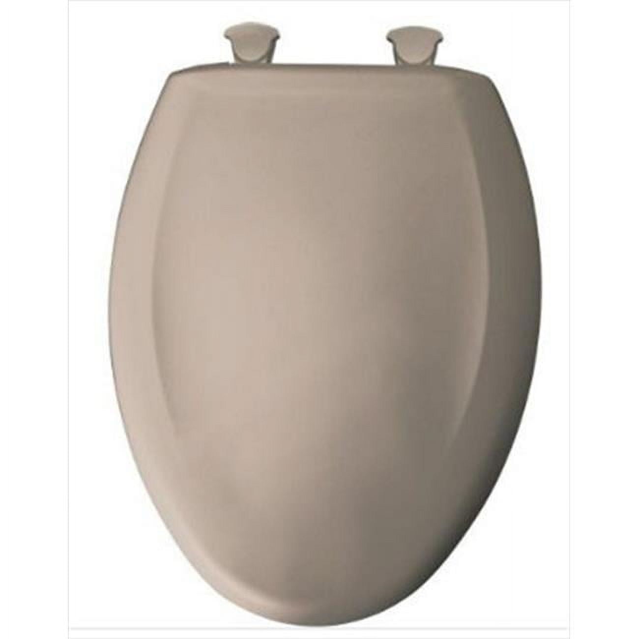 Desert Bloom Gloss Finish Elongated Plastic Toilet Seat