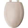thumbnail image 1 of Bemis 1200SLOWT443 Elongated Closed Front Toilet Seat with Cover,Innocent Blush, 1 of 5