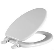 Bemis 1400TTA000 Elongated Closed Front Toilet Seat with Cover, White