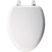 Bemis 1400TTA000 Elongated Closed Front Toilet Seat with Cover, White