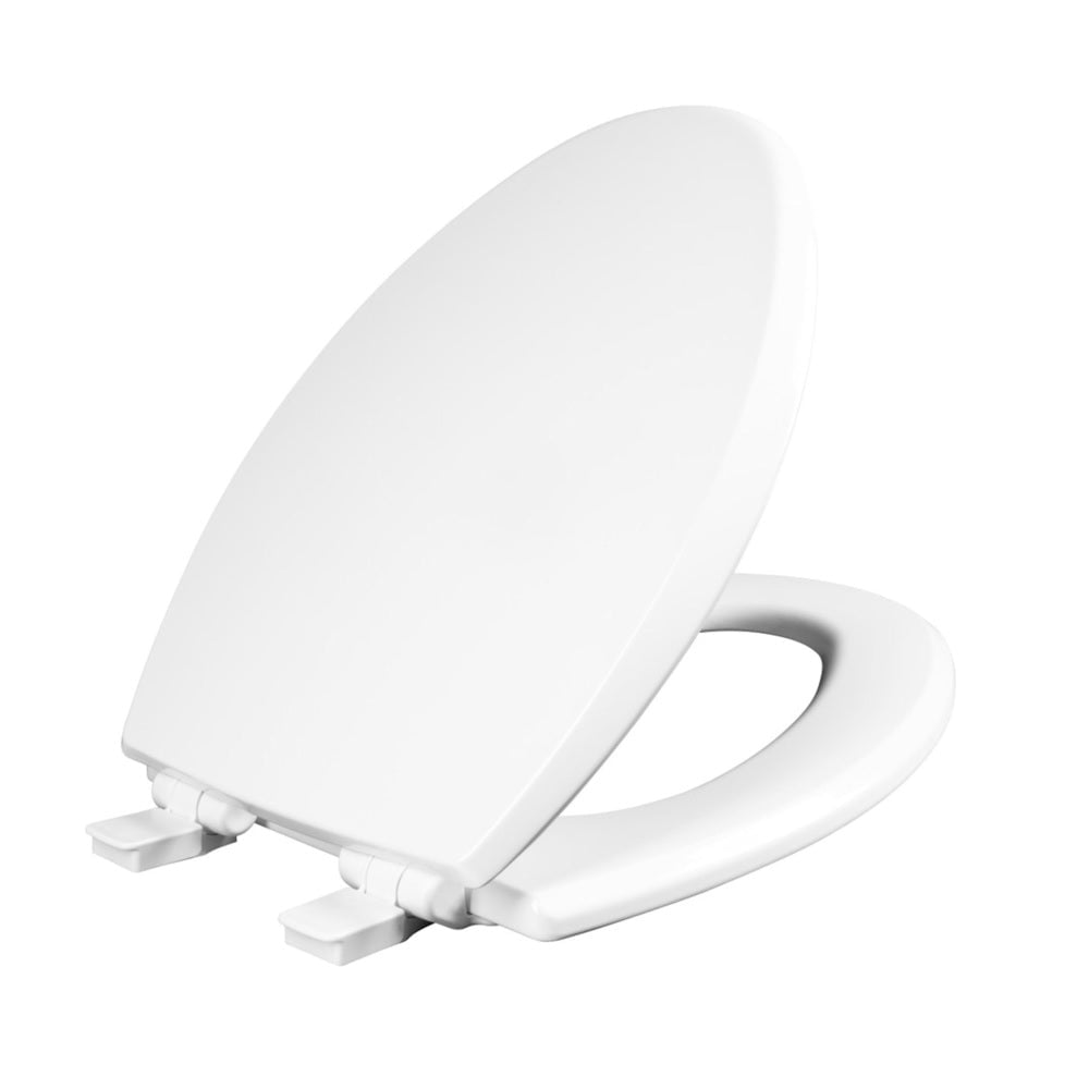 Bemis 147SLOW000 Kendall Elongated Enameled Wood Toilet Seat, White